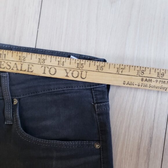 AG Adriano Goldschmied Jeans Womens 31 Black Farrah Skinny Ankle High Rise Denim - Picture 6 of 8